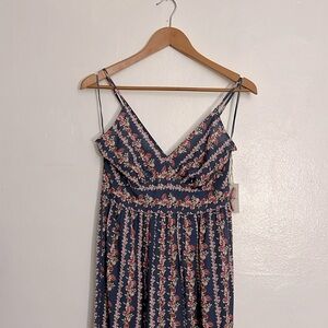 003 Floral Boho Chic jumpsuit NWT Host Pick! 🎊 Palazzo flairs Jessica Simpson💙